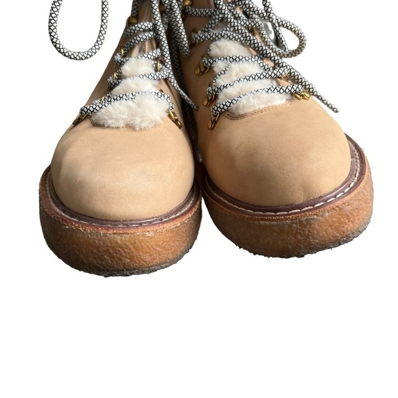 J. Crew - Winter Boots With Wedge Crepe Sole Fur Lined Sz 9 - Picture 4 of 11